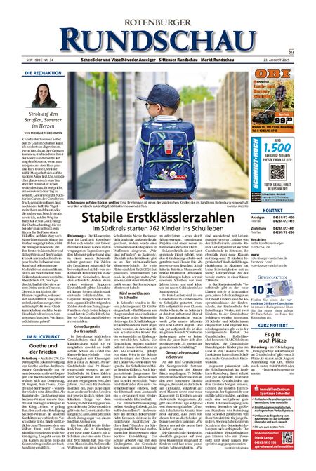 Rotenburger Rundschau Sottrum am Sonntag vom 23.08.2025