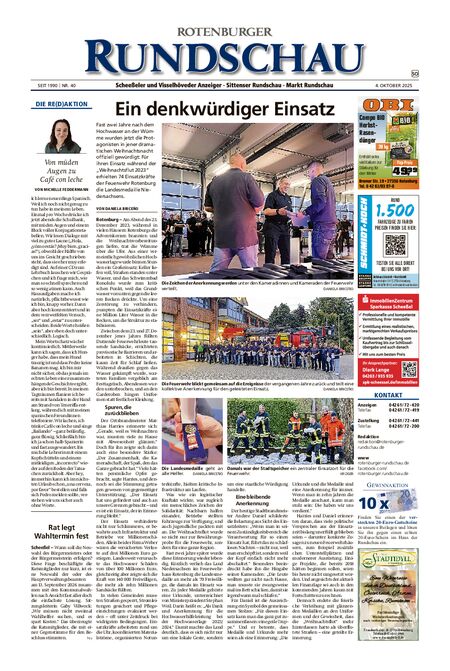 Rotenburger Rundschau Sottrum am Sonntag vom 04.10.2025