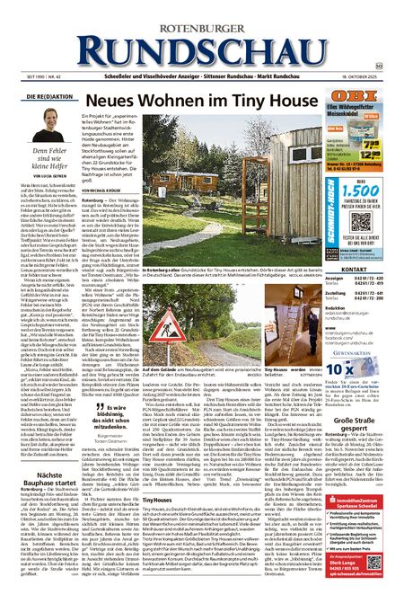Rotenburger Rundschau Sottrum am Sonntag vom 18.10.2025