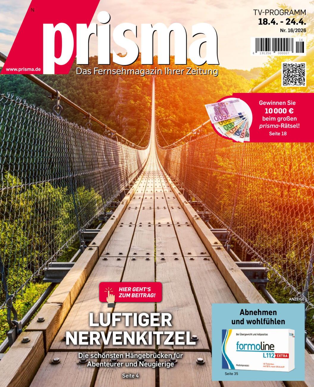 Prisma 18.04. - 24.04. vom Dienstag, 14.04.2026