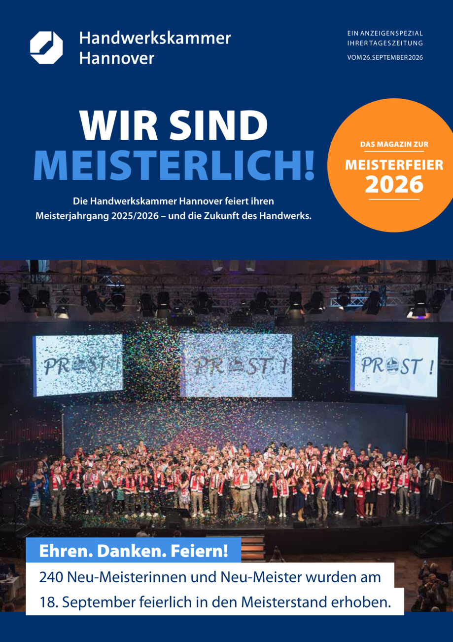 Handwerkskammer Hannover vom Samstag, 26.09.2026