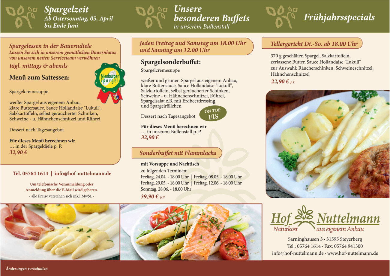Hof Nuttelmann vom Samstag, 21.03.2026