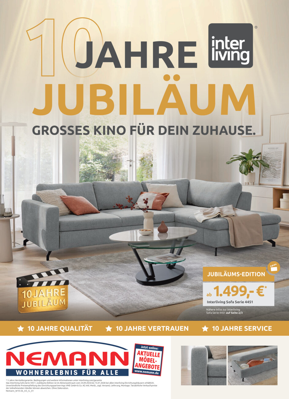 Nemann vom Samstag, 10.10.2026