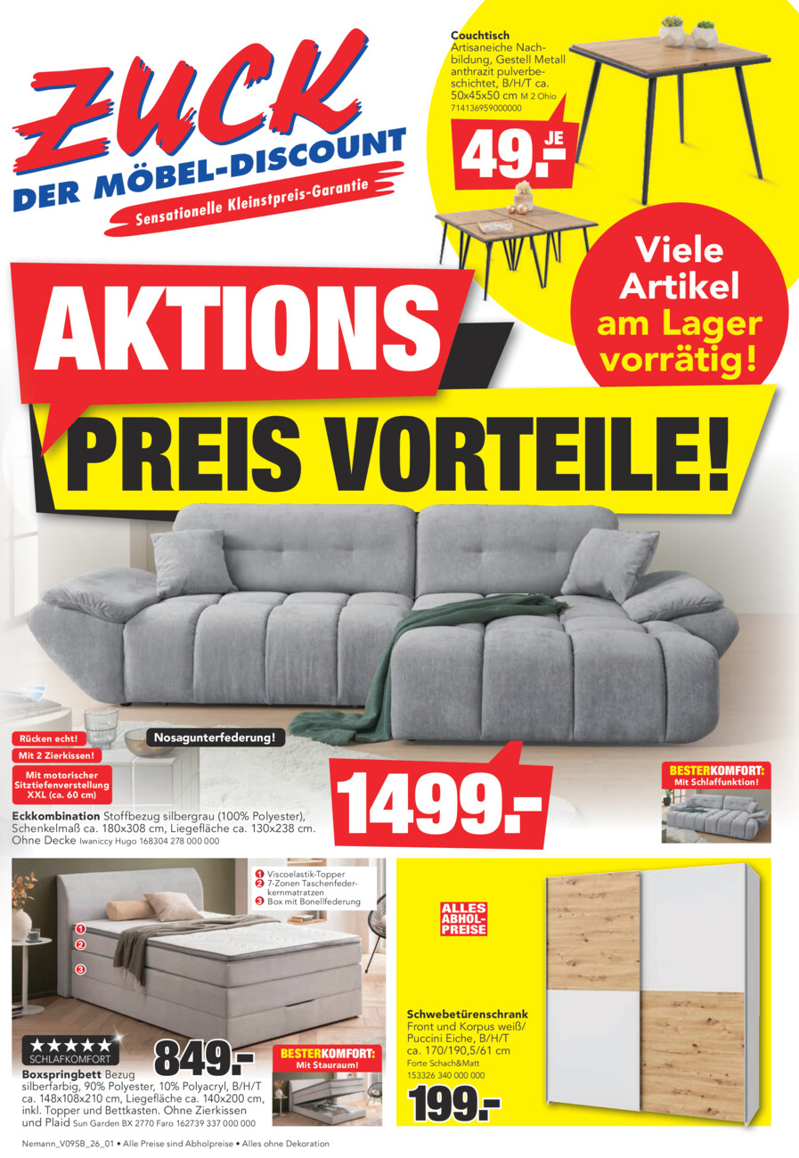 Nemann (Zuck) ab 05.09. vom Samstag, 05.09.2026