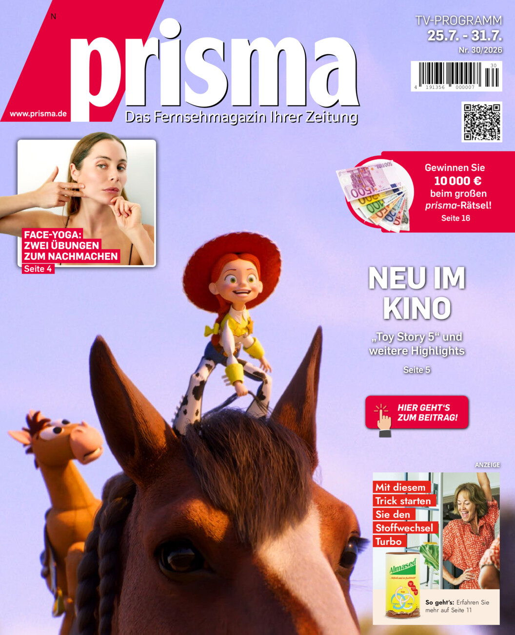 Prisma 25. - 31.07. vom Dienstag, 21.07.2026