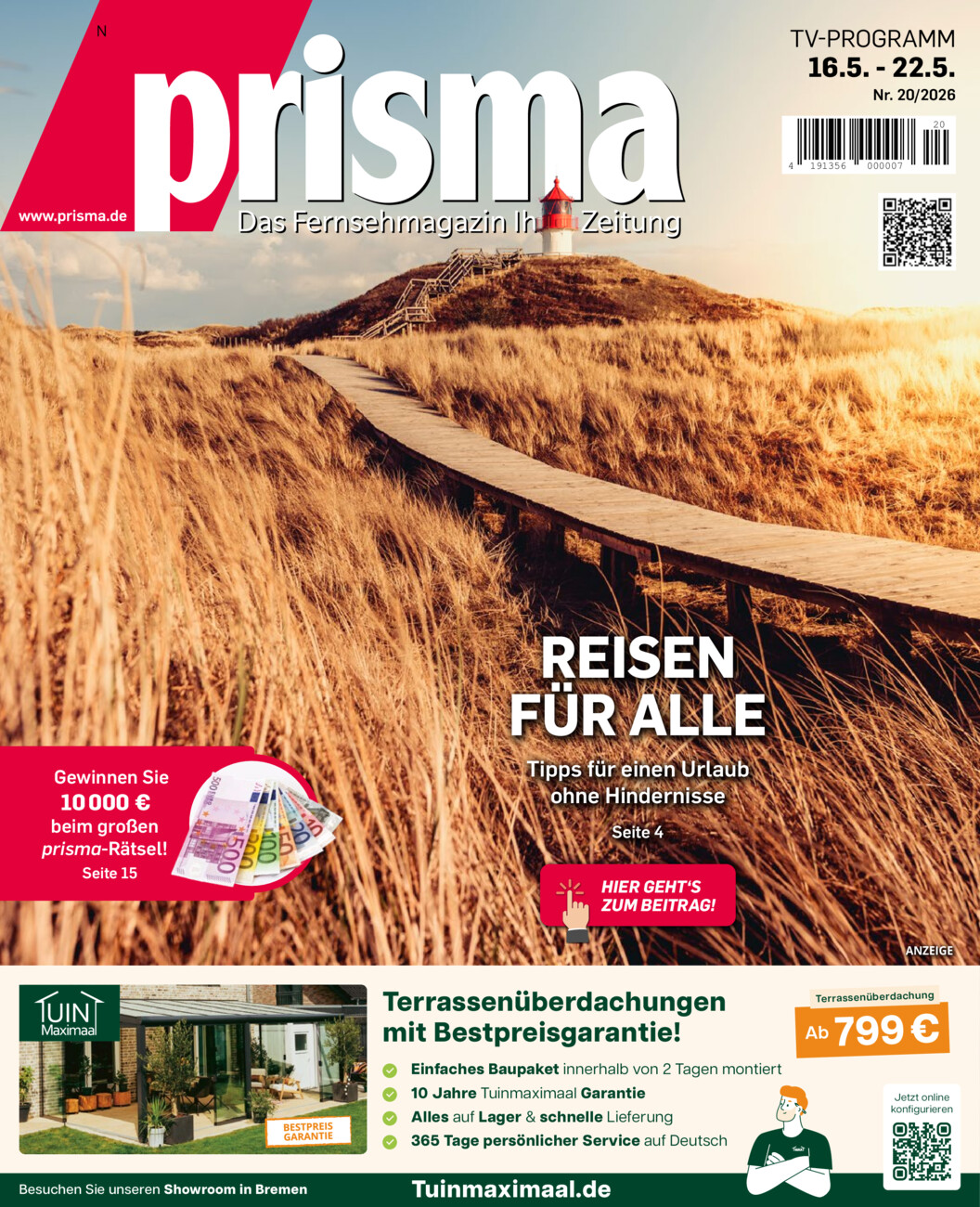 Prisma 16.05. - 22.5 vom Dienstag, 12.05.2026