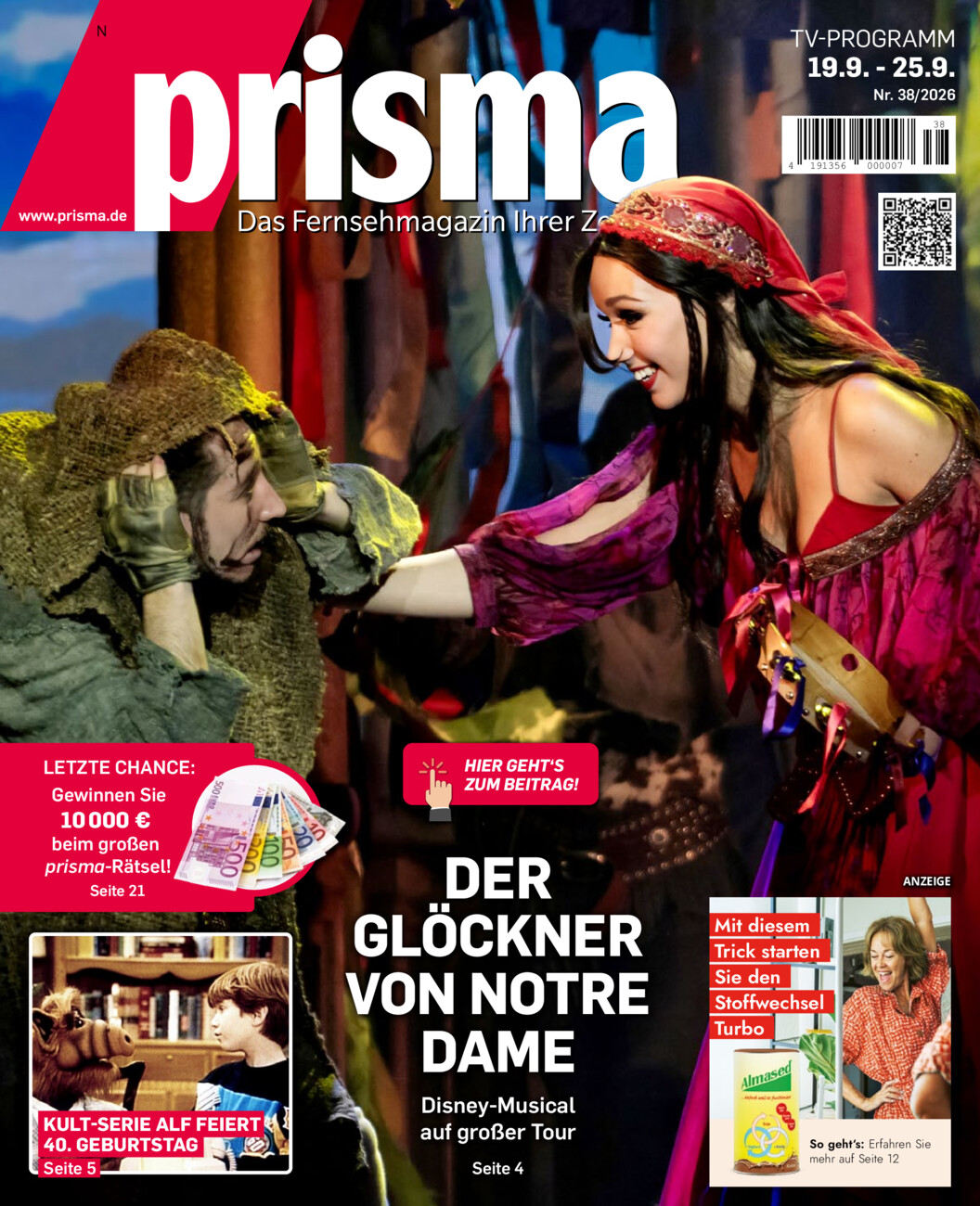 Prisma 19.9 - 25.9.26 vom Dienstag, 15.09.2026