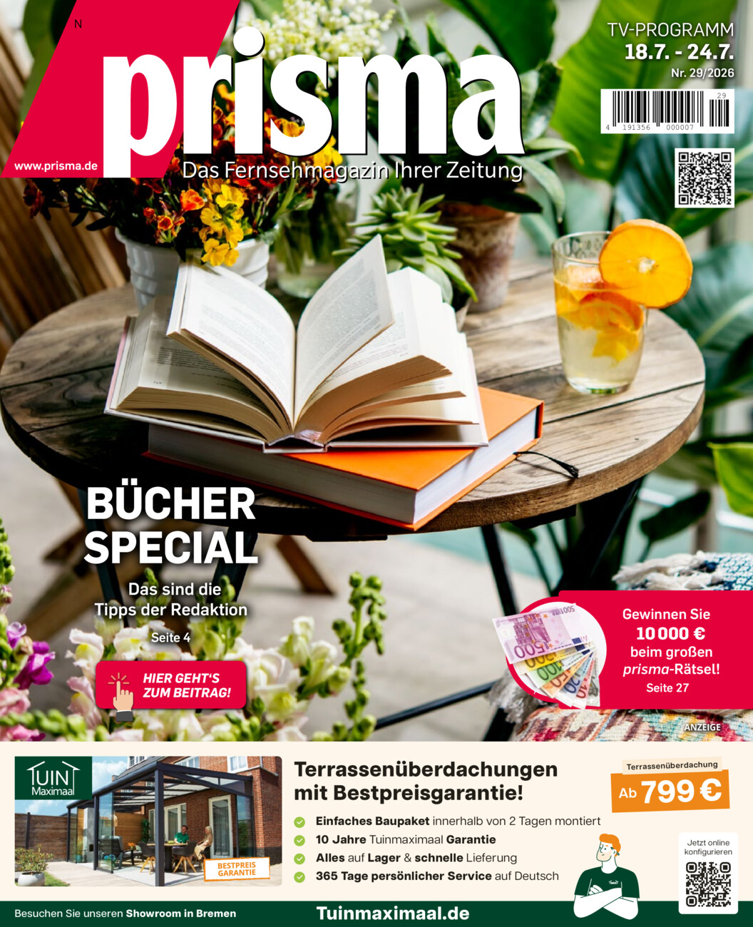 Prisma 18. - 24.7 vom Dienstag, 14.07.2026
