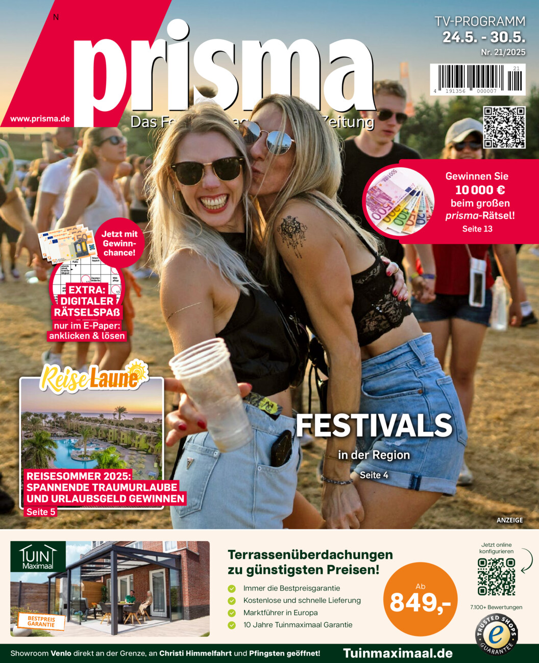 Prisma 24. - 30.05.2025 vom Dienstag, 20.05.2025