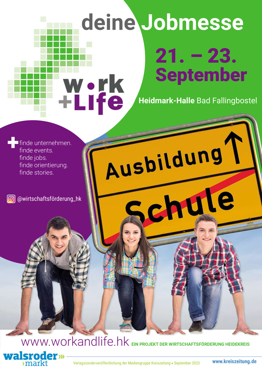 Jobmesse work+life   vom Samstag, 16.09.2023