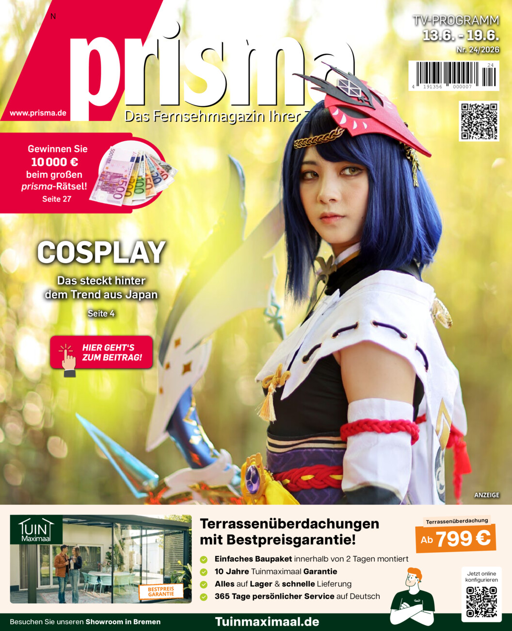 Prisma 13. - 19.6.26 vom Dienstag, 09.06.2026