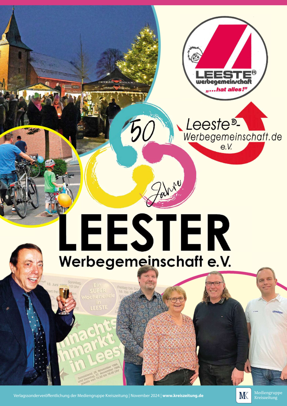 50 Jahre Leester Werbegemeinschaft vom Donnerstag, 14.11.2024