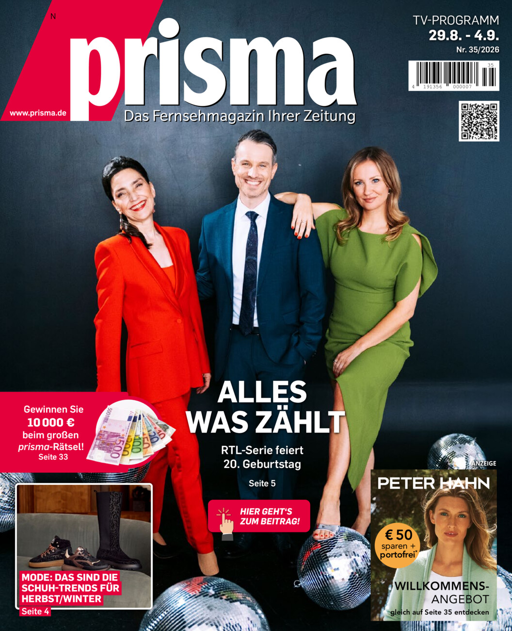 Prisma 29.08. - 04.09. vom Dienstag, 25.08.2026