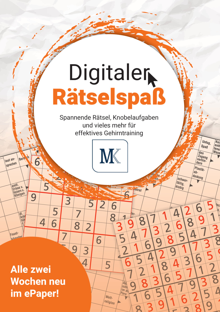 Digitales Rätselheft vom Mittwoch, 20.11.2024