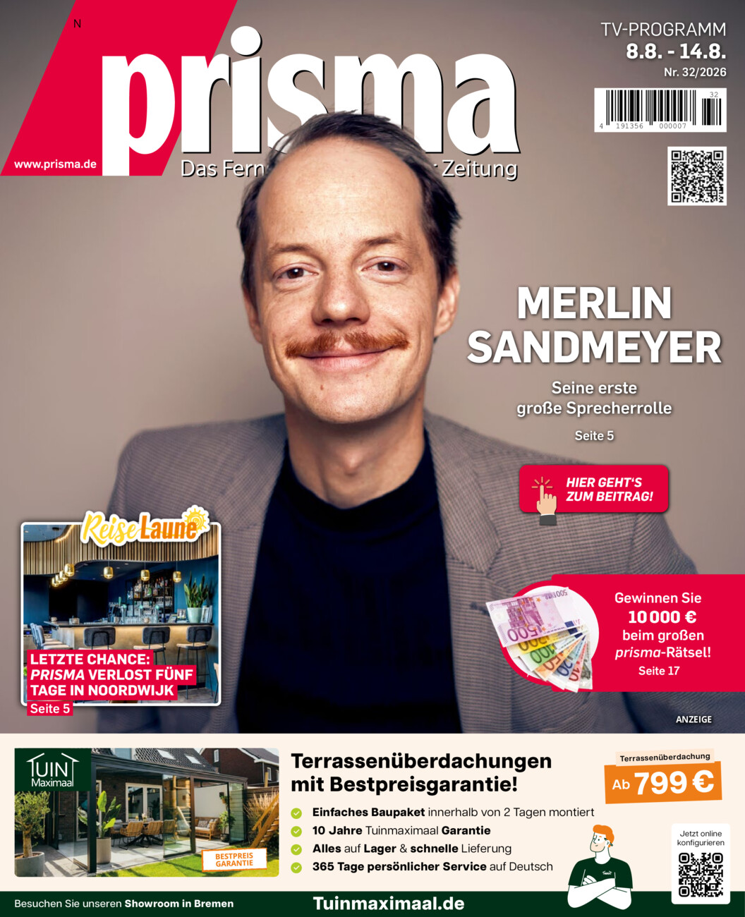 Prisma 08. - 14.08. vom Dienstag, 04.08.2026