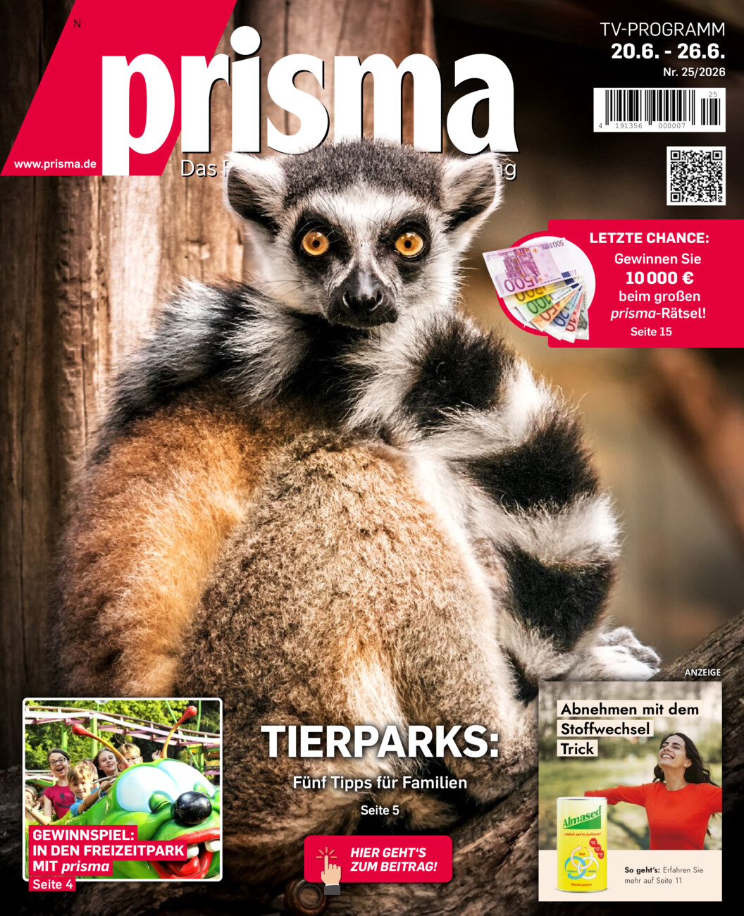 Prisma 20.6. - 26.6. vom Dienstag, 16.06.2026