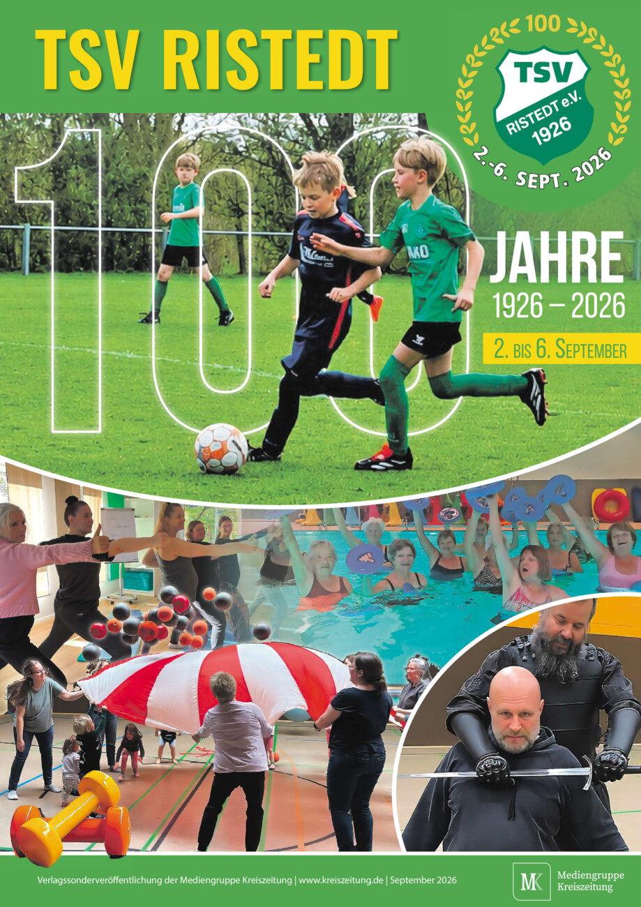 100 Jahre TSV Ristedt vom Samstag, 29.08.2026