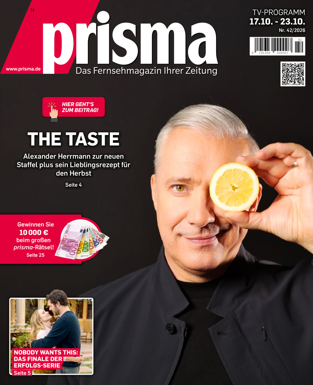 Prisma 17. - 23.10. vom Dienstag, 13.10.2026