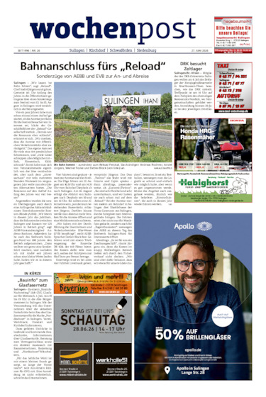 Die Wochenpost vom 27.06.2026