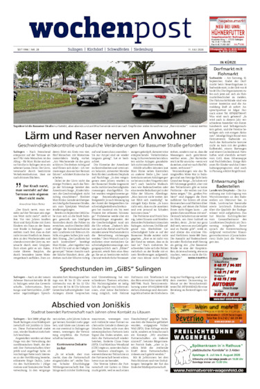 Die Wochenpost vom 11.07.2026