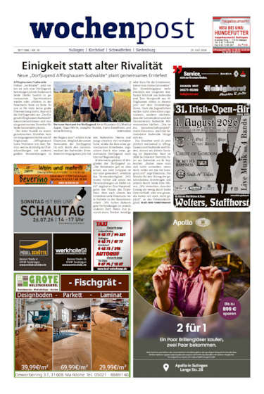 Die Wochenpost vom 25.07.2026