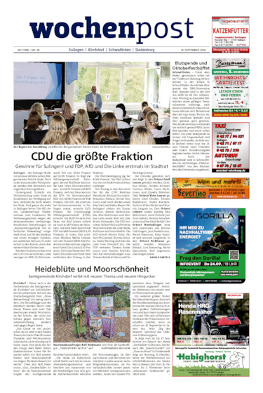 Die Wochenpost vom 19.09.2026