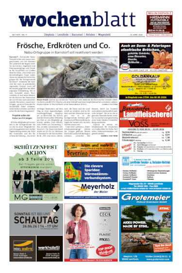 Diepholzer Wochenblatt vom 25.04.2026