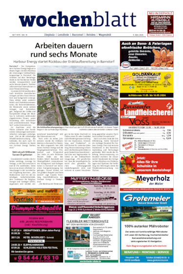 Diepholzer Wochenblatt vom 09.05.2026