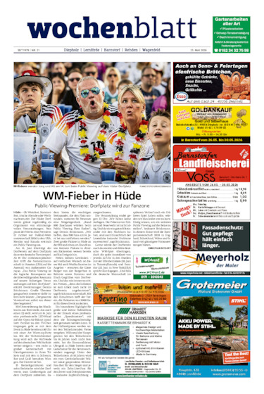Diepholzer Wochenblatt vom 23.05.2026