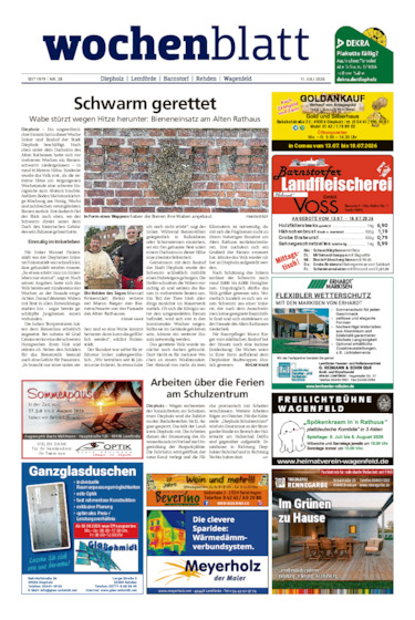 Diepholzer Wochenblatt vom 11.07.2026
