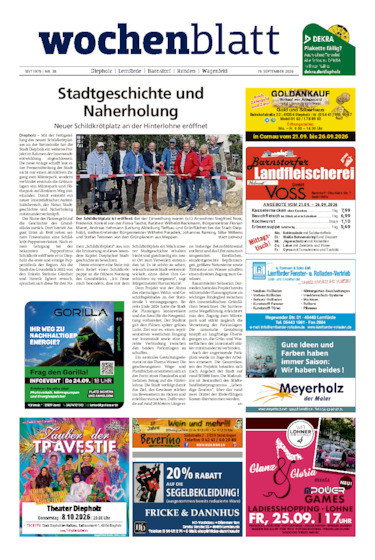 Diepholzer Wochenblatt vom 19.09.2026