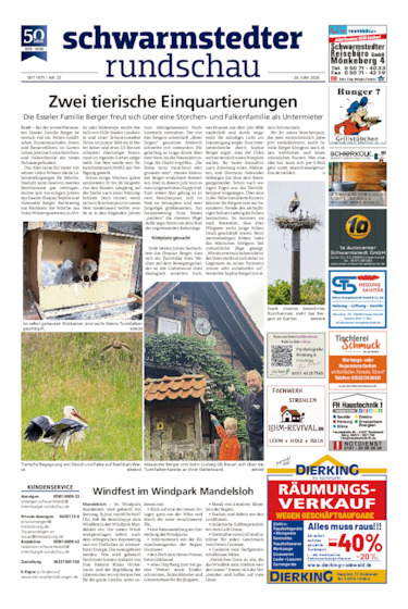 Vorschau Schwarmstedter Rundschau vom 20.06.2026