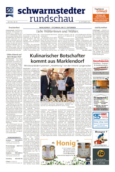 Schwarmstedter Rundschau vom 26.09.2026