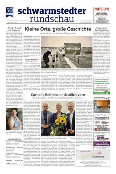 Schwarmstedter Rundschau vom 02.10.2026