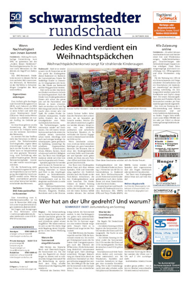 Schwarmstedter Rundschau vom 24.10.2026