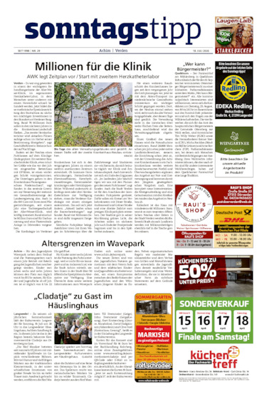 Sonntags-Tipp Achim-Verden vom 18.07.2026
