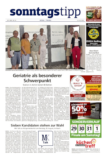 Sonntags-Tipp Achim-Verden vom 25.07.2026