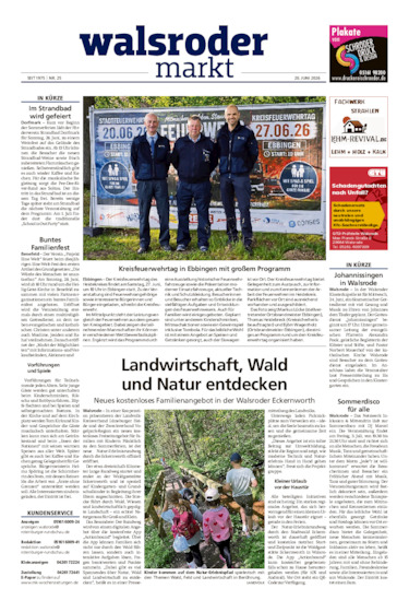 Walsroder Markt vom 20.06.2026