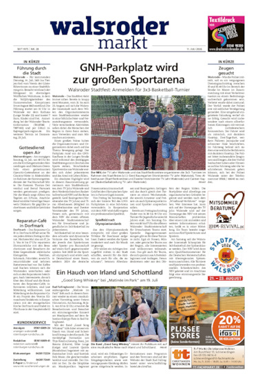 Walsroder Markt vom 11.07.2026