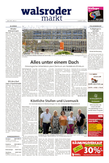 Vorschau Walsroder Markt vom 01.08.2026