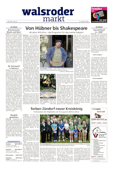 Walsroder Markt vom 22.08.2026