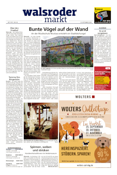 Walsroder Markt vom 19.09.2026