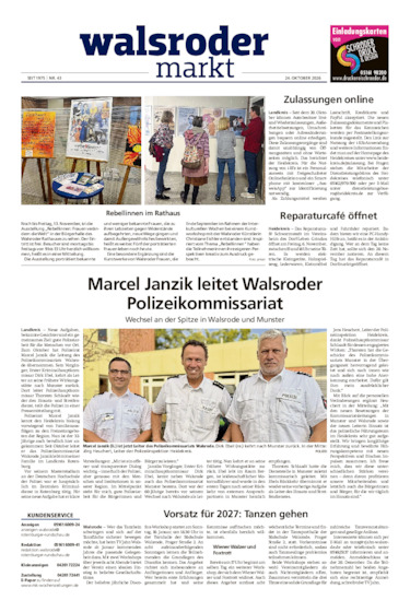 Walsroder Markt vom 24.10.2026