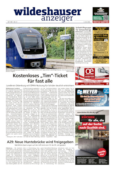 Wildeshauser Anzeiger vom 04.07.2026