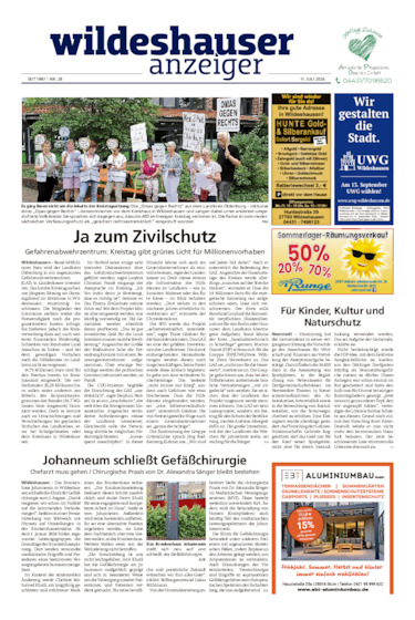 Wildeshauser Anzeiger vom 11.07.2026