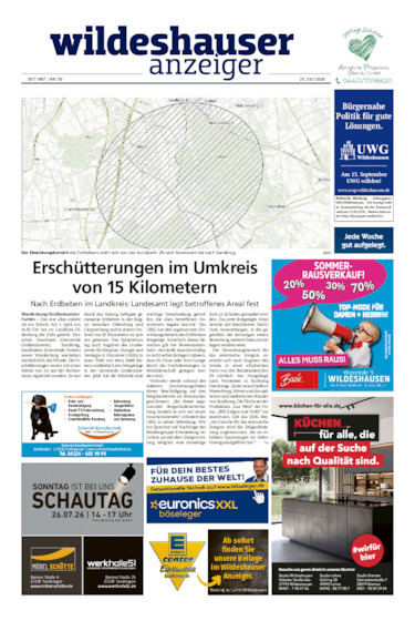 Wildeshauser Anzeiger vom 25.07.2026