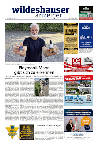 Wildeshauser Anzeiger vom 15.08.2026
