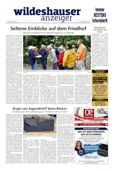 Wildeshauser Anzeiger vom 17.10.2026