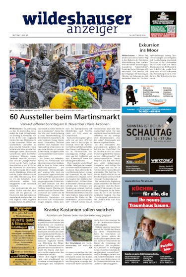 Wildeshauser Anzeiger vom 24.10.2026