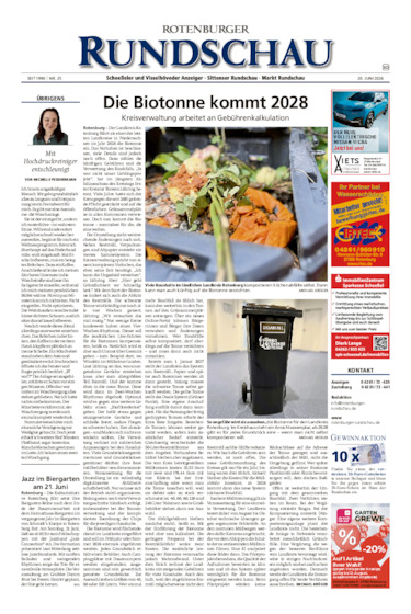 Vorschau Rotenburger Rundschau Sottrum am Sonntag vom 20.06.2026